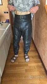 Pantalone da moto in pelle