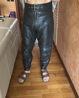 Pantalone da moto in pelle