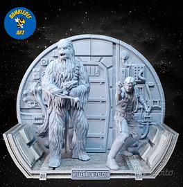 model kit Ian Solo Jan Solo Star Wars 