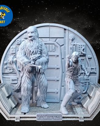 model kit Ian Solo Jan Solo Star Wars 