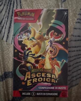 Confezione di 6 buste pokemon non aperte