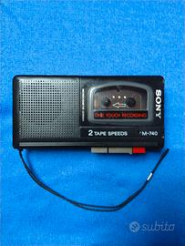 SONY MICROCASSETTE VOICE RECORDER (M-740)