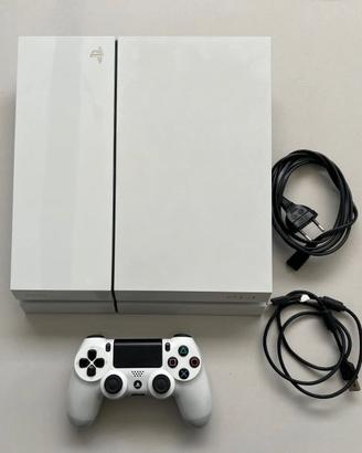 Playstation PS4 bianca 500gb controller più giochi