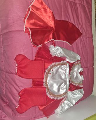 VESTITO CARNEVALE CAPPUCCETTO ROSSO