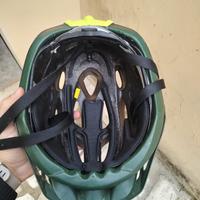 Casco bici Rockrider taglia L (59–61) verde/giallo