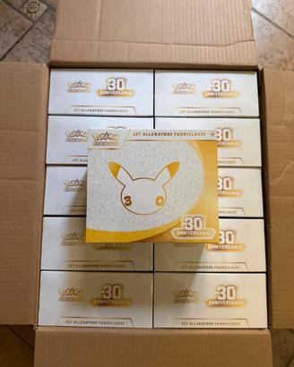 Case aperto da 10 set allenatore Pokemon 30 esimo