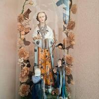 Madonna Addolorata fine '800 in campana di vetro