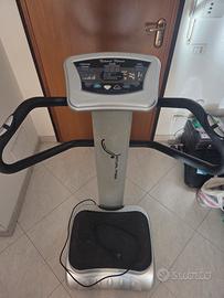 pedana vibrante fitness con manubrio verticale