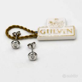 Orecchini G U L V I N in oro bianco 18 kt E.805