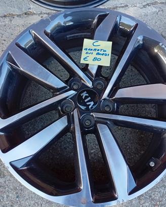 Nr 3 cerchi diamantati da 19 x Kia Sportage