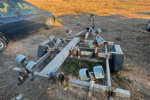 Carrello alaggio 500 chili per barca o gommone