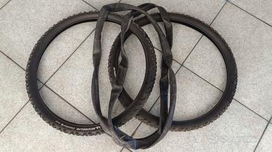 copertoni 26 (2x) e camere d aria (2x) - mtb