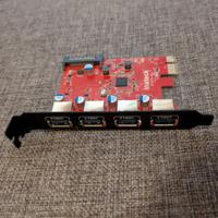 Scheda Pci express Usb 3.0 - KTU3FR-4P