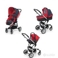 Trio foppapedrerti supertres i-size denim rosso