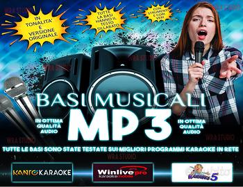 Basi musicali KARAOKE in formato MP3