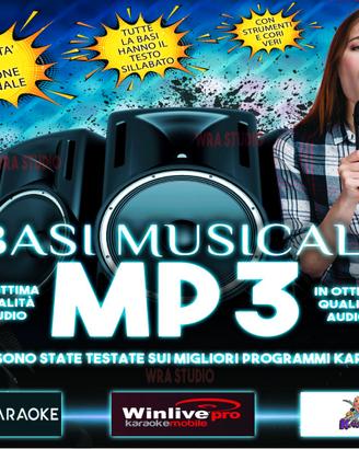 Basi musicali KARAOKE in formato MP3