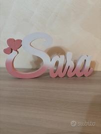 Scritte in legno