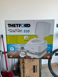 Wc chimico porta potti + doccia a batteria