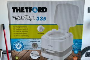 Wc chimico porta potti + doccia a batteria