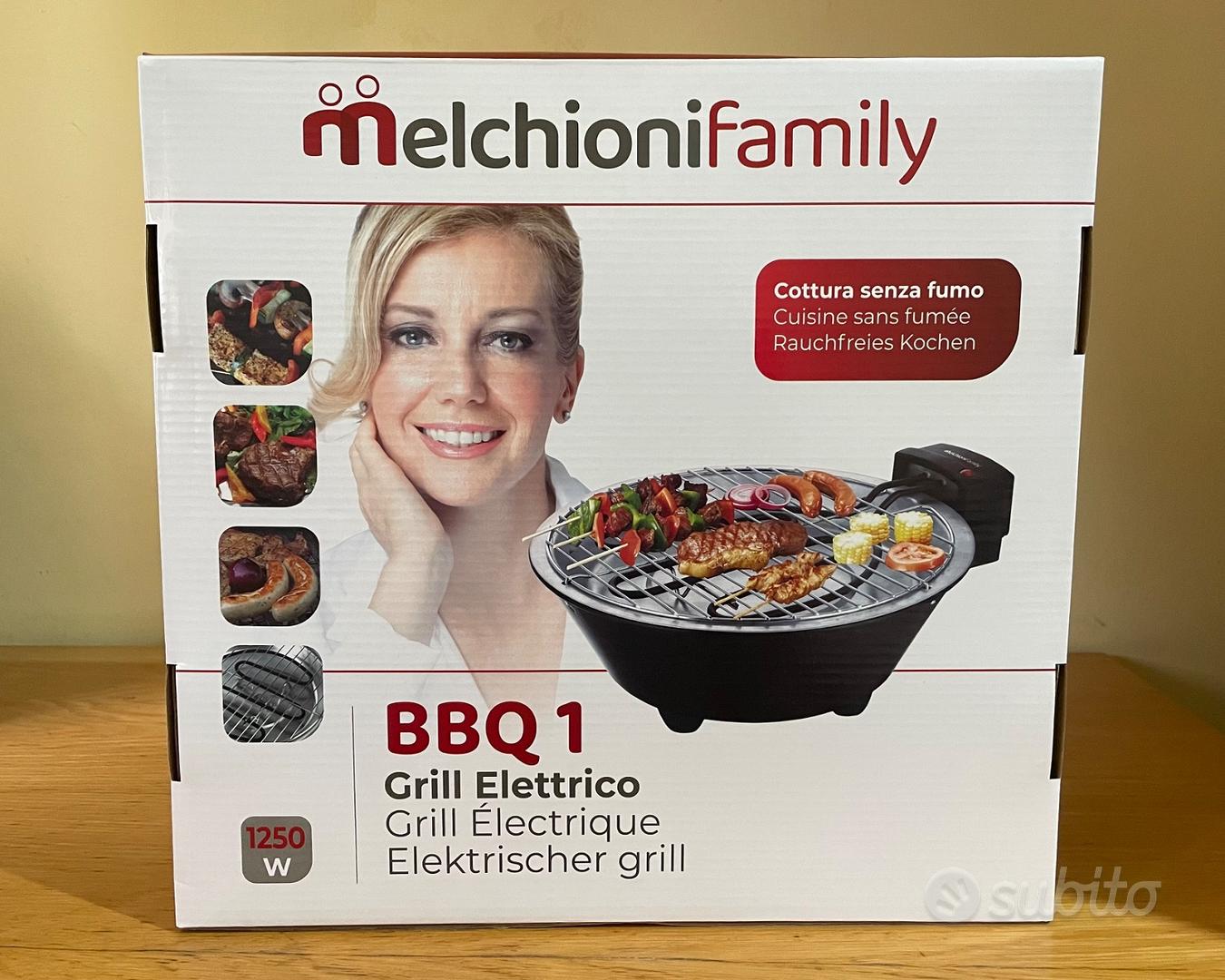 Griglia Elettrica Da Tavolo MEELRYD 2,6 KW - Barbecue Elettrico Per Interni/Esterni, Con Vassoio Antigoccia, Per 5-10 Persone