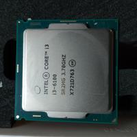 CPU i3-6100  3.7 GHz