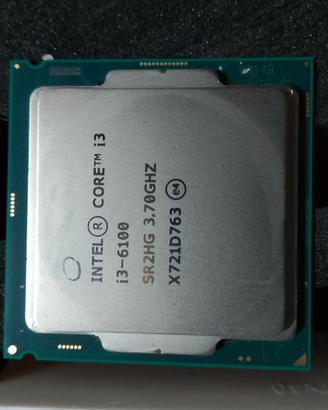 CPU i3-6100  3.7 GHz