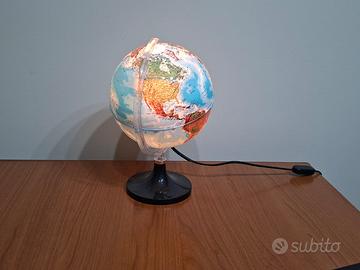 Lampada Mappamondo Anni 70 FUNZIONANTE