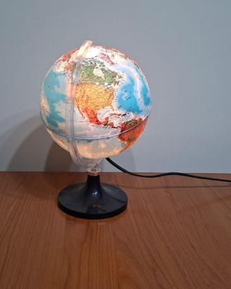 Lampada Mappamondo Anni 70 FUNZIONANTE