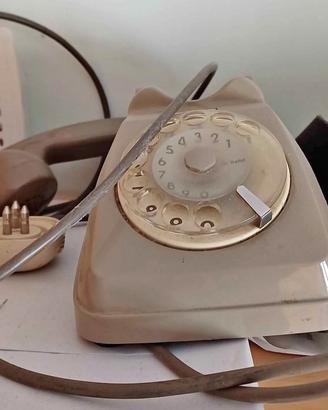Telefono a disco vintage funzionante 