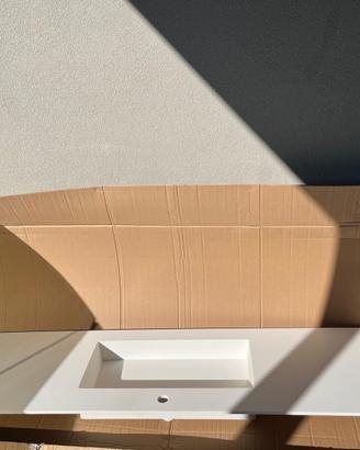 Top con lavabo per mobile bagno
