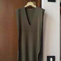 Gilet verde militare Malìparmi