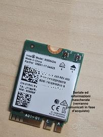 Scheda Wi‑Fi Intel 9260NGW – Dual Band + Bluetooth