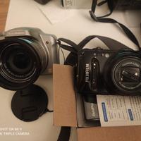 Due macchine fot.digitali Panasonic e Funifilm
