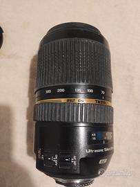 obiettivo Tamron 70 300 VC x Nikon 