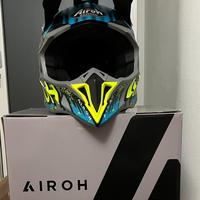 Casco AIROH Wraap Alien Yellow Matt taglia L