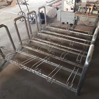 portabici acciao inox