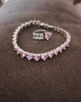 Bracciale Tennis e Anello Infinity Love