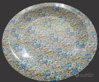 Grande Centrotavola D. cm 38,8 metalli multicolore