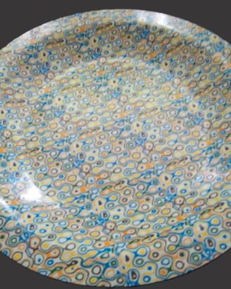Grande Centrotavola D. cm 38,8 metalli multicolore