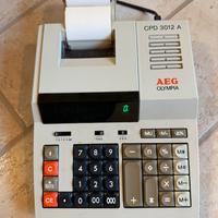 Calcolatrice vintage AEG olympia CPD 3012A
