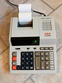 Calcolatrice vintage AEG olympia CPD 3012A