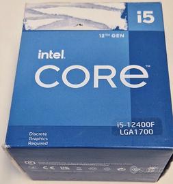 Processore intel I5 12400F