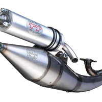 Scarico Leovince HAND MADE TT INOX CPI Hussar 50