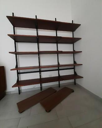 Scarpiera in legno  stile industriale 