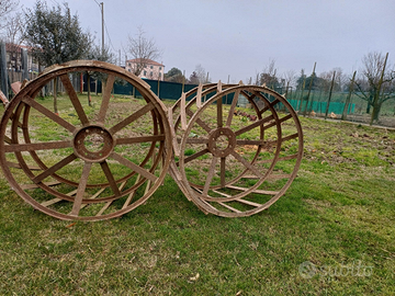 Ruote metalliche per trattore (gabbie)