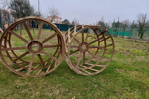 Ruote metalliche per trattore (gabbie)