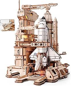 ROKR Puzzle 3D Legno lo Space Shuttle, Modellismo 