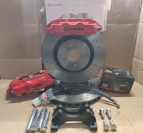 Kit Brembo maggiorato per 500 Abarth e Alfa Mito