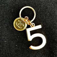 Charm chanel ciondolo bracciale collana dorato oro