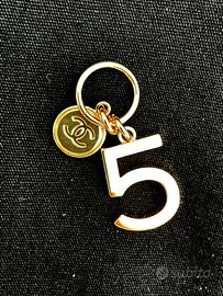 Charm chanel ciondolo bracciale collana dorato oro